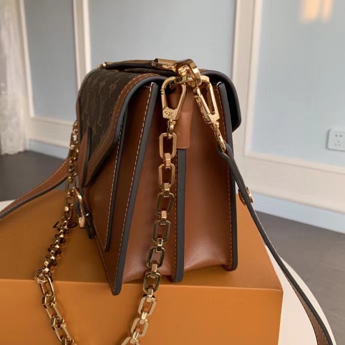 LV Bag - Gold Chain and Lock - Fragrance Deliver SA