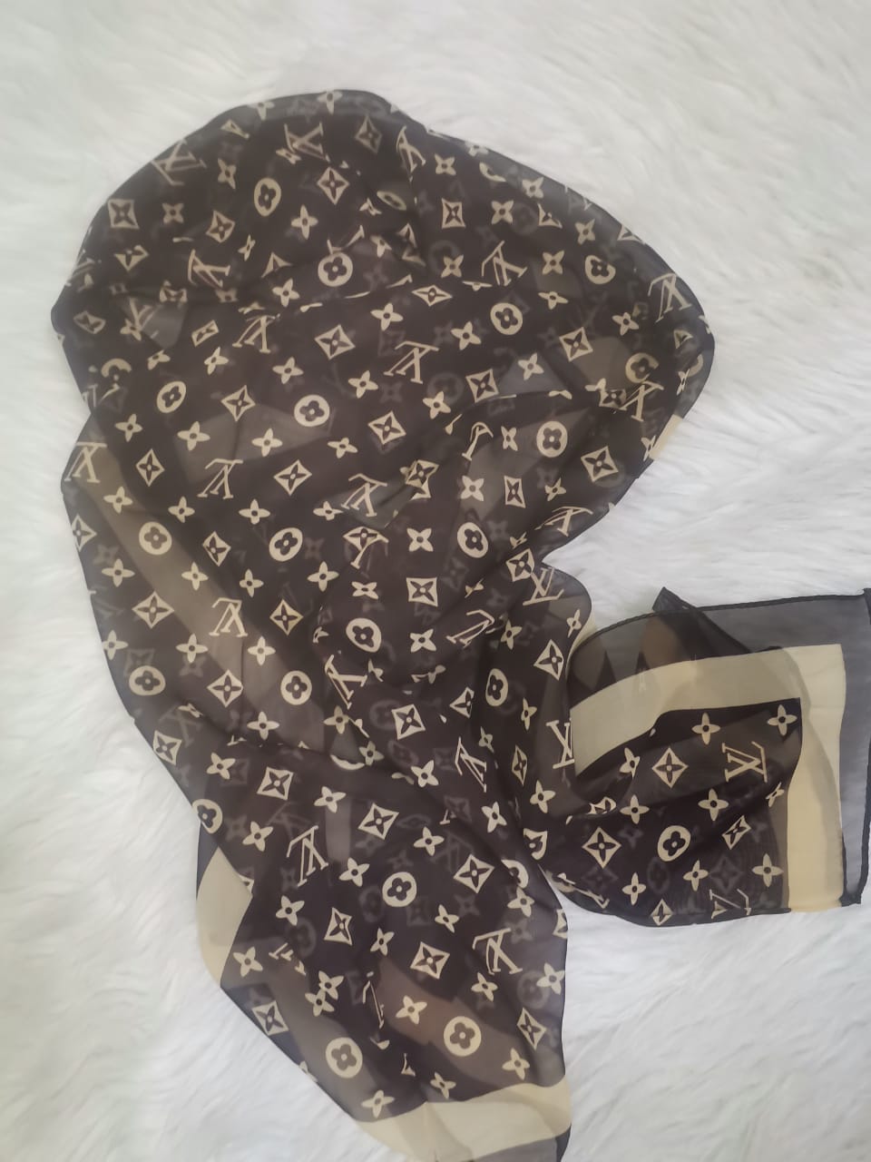 LV Bag - With Scarf