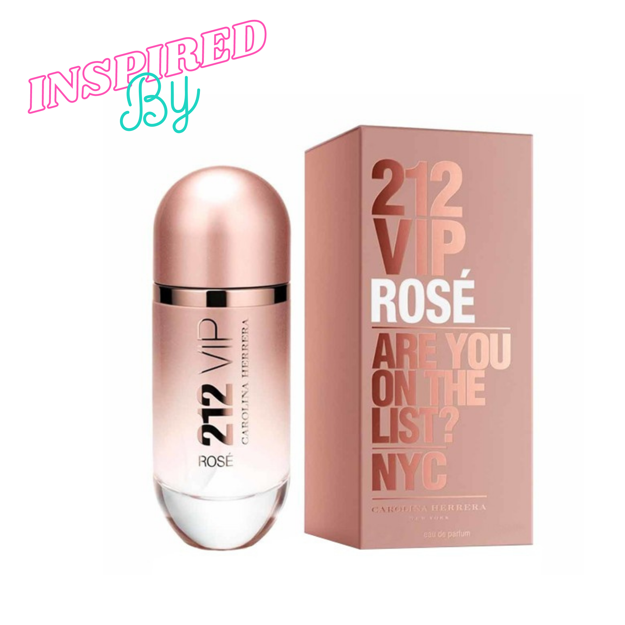 Inspired by CH 212 VIP Rose 100ml - Fragrance Deliver SA
