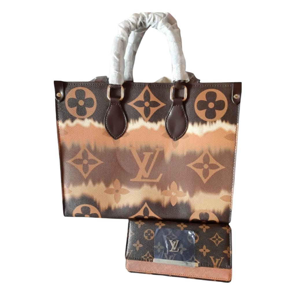 LV Bag - Shades Of Brown With Purse - Fragrance Deliver SA