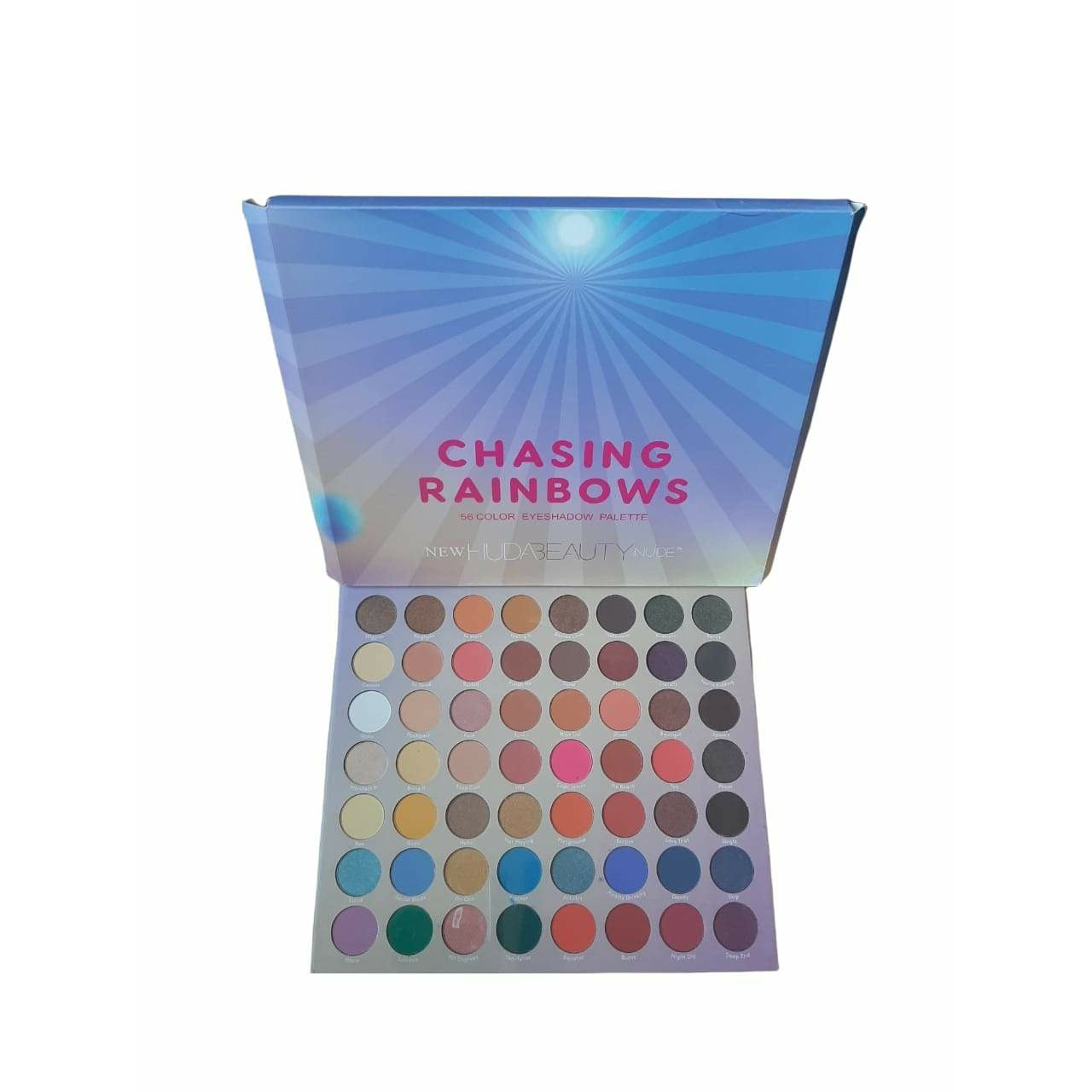 HB Makeup - Chasing Rainbow 56 piece Eye Shadow Palette - Fragrance Deliver SA