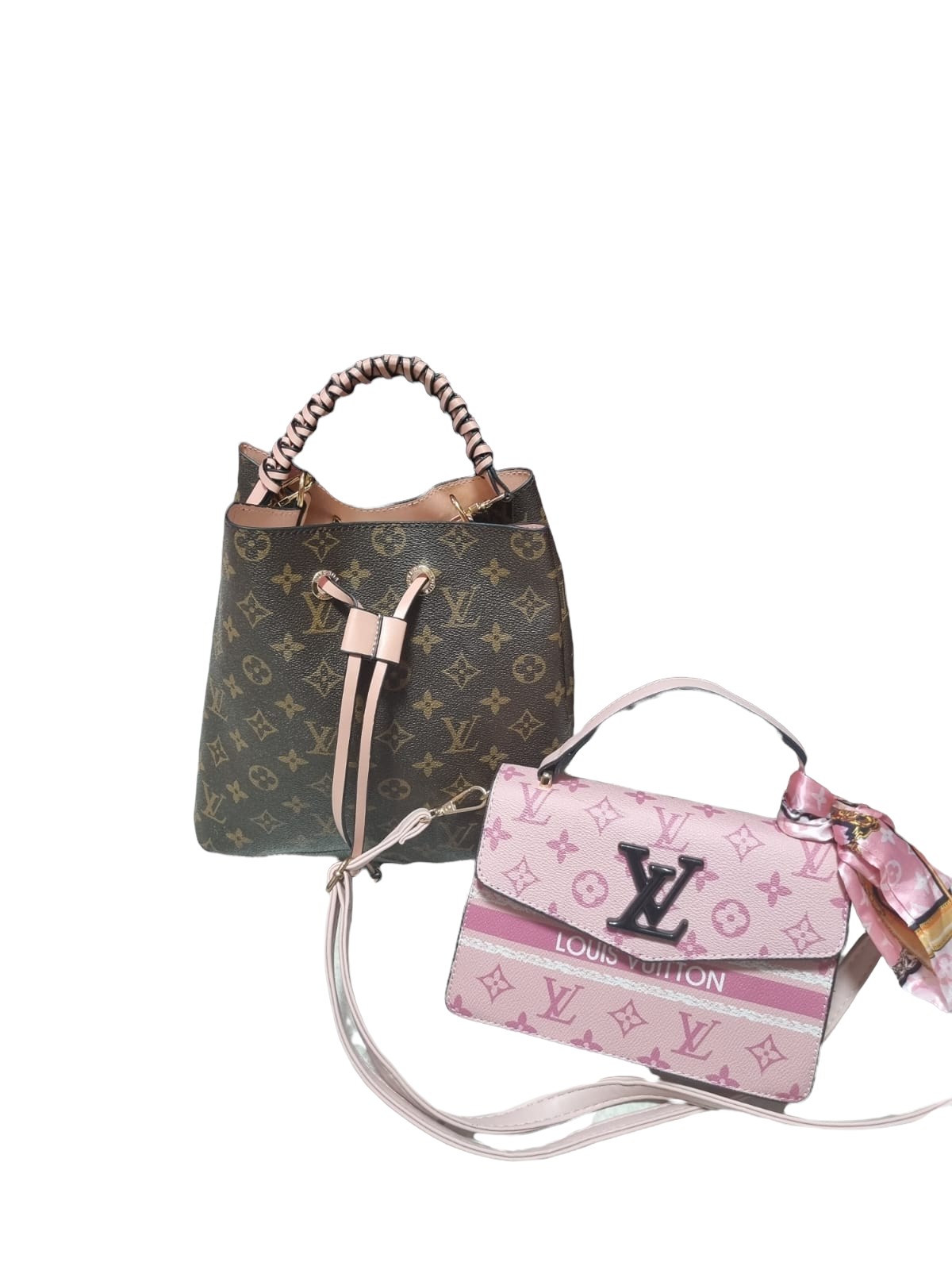 LV Bag - Set pink of brown - Fragrance Deliver SA